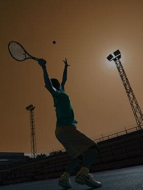 Javier Flores, ganador del tercer Concurso Fotográfico del Torneo de Tenis Diputación 2008