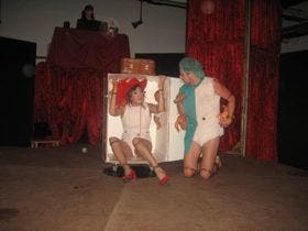 Recital de trabajo colectivo por parte de «La Jarana» en la Muestra de Teatro de la Seca en la cuarta representación a concurso