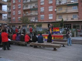 El Himno de Riego sonó, setenta y nueve años más tarde, en la Plaza del Mercado