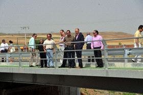 Las comunicaciones entre Nava del Rey y Rueda, restablecidas con el nuevo puente de Torrecilla del Valle