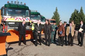 Vadillo presenta en Tordesillas la campaña de vialidad invernal de Valladolid