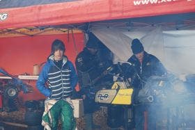 Noval logra la tercera plaza en la segunda carrera del Campeonato de Castilla y León, tras salirse de la pista