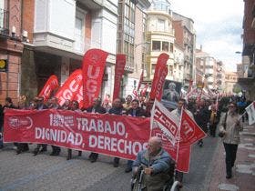 Medina del Campo: La manifestación del primero de mayo, más concurrida que en años anteriores