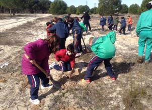 Tordesillas celebró ayer el Día del Arbol con la plantación de más de 300 especímenes