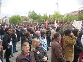 Medina del Campo: La manifestación del primero de mayo, el arzobispo y los ediles del PP, increpados por AGRUPAME