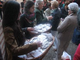 Medina del Campo, ávida de pétalos milagrosos, rindió tributo a Santa Rita