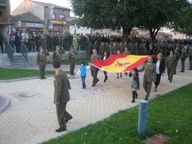 Rueda: Un homenaje a la Bandera abrió ayer la Fiesta de la Vendimia