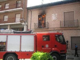 Medina del Campo: Incendio en el Palacio de los Belloso