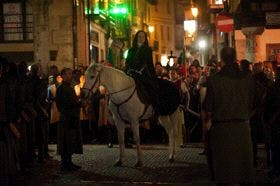 Tordesillas: Helena Muelas encarnó a Juana I en su «vuelta» a Tordesillas