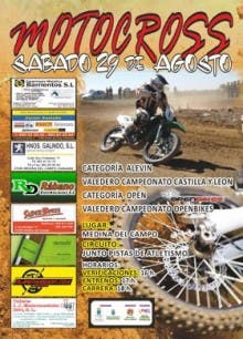 El Motoclub «Villa de Medina» organiza esta tarde la prueba de motocross previa a San Antolín