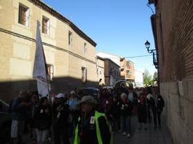 La XXXV Marcha Teresiana arrancó en Medina con unos 130 peregrinos