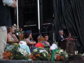 Elsa Navas, Viky García y Tamara Merino, proclamadas Guardesa y Damas de Honor de San Antolín 2015