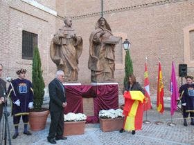 Medina del Campo cuenta ya con una escultura del primer encuentro entre Santa Teresa y San Juan de la Cruz