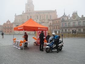 Medina del Campo: Ciudadanos incumple la normativa electoral al instalar una carpa en un espacio prohibido