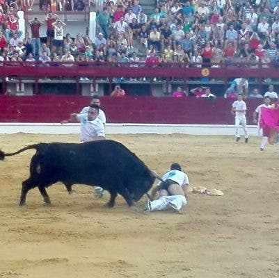 Medina del Campo: Espectacular cogida en el Concurso de Cortes