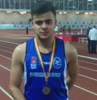 El medinense Sergio Juárez, plata en el Campeonato de España de Atletismo