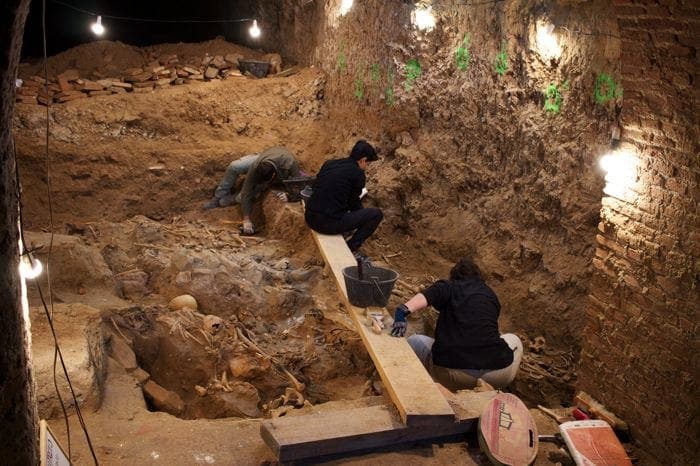 La ARMH culmina el trabajo arqueológico en la bodega ‘Los Aldredos’