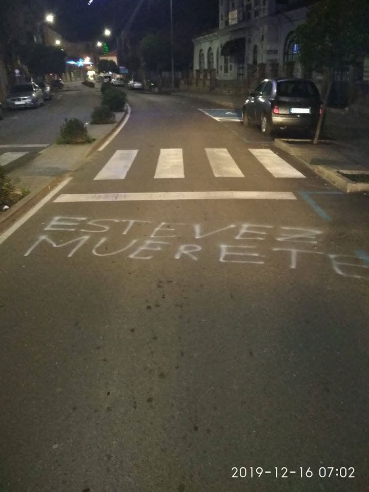 La Policía Local de Medina del Campo indignada por las pintadas