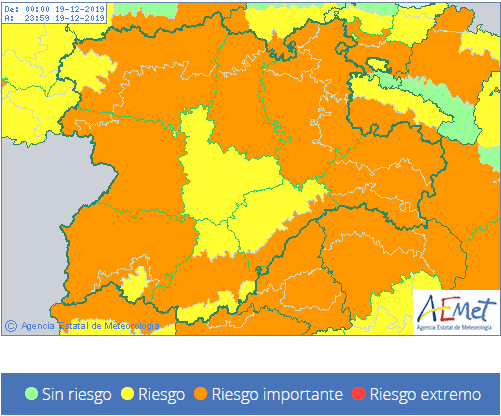 La Junta declara la alerta por vientos fuertes y lluvias desde la medianoche de hoy