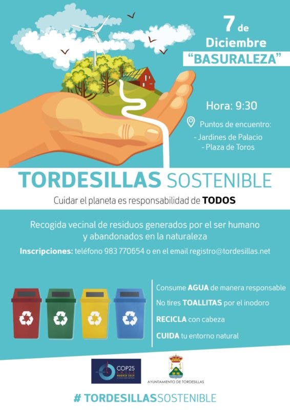El Ayuntamiento de Tordesillas prepara una campaña para limpiar los entornos naturales más cercanos