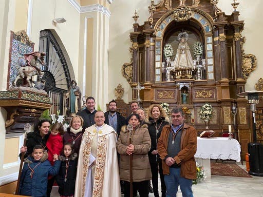 Los hermanos de la Cofradía de San Antón en El Carpio honraron a su patrón