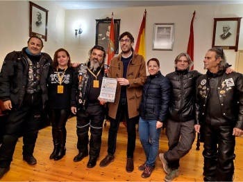 Pozaldez: La asociación motera “Piratas del Asfalto” recibió la visita de sus compañeros canarios