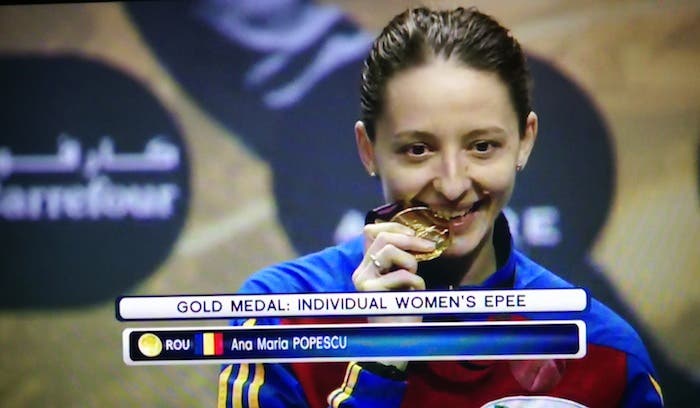 Medina del Campo: Oro para Ana Maria Popescu la Reina Mundial de la Esgrima