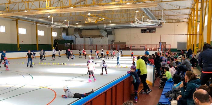 Gran participación en la patinada popular que organizó el club Ludic