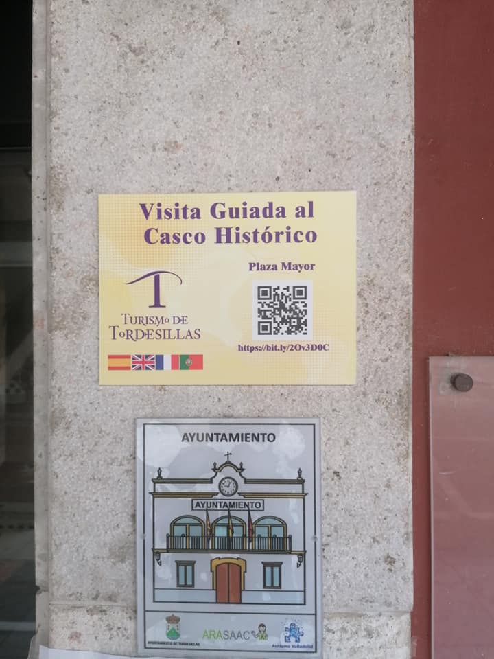 Tordesillas implanta códigos QR en sus monumentos para facilitar el turismo