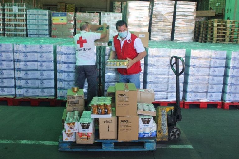 Cruz Roja en Valladolid ha distribuido más de  145.000 kilos de alimentos