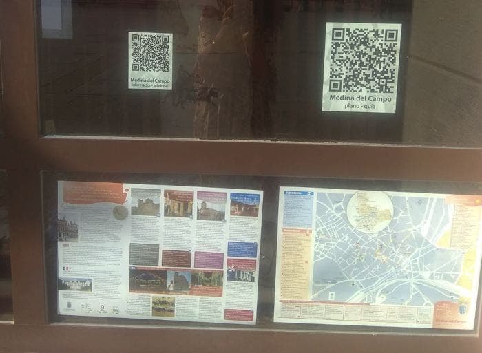 Medina del Campo implanta el código QR en sus monumentos