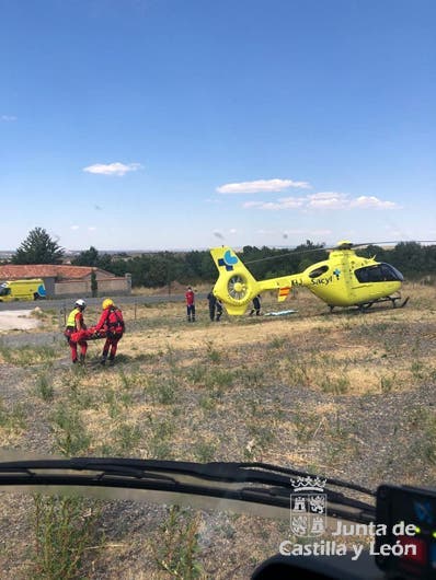 Rescatado un menor que resultó herido al sufrir una caída en el Chorro de Navafría