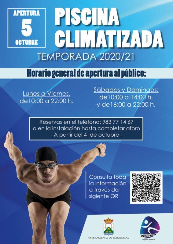 Tordesillas reabre la piscina climatizada