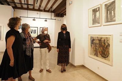 La Diputación de Valladolid inaugura la exposición de la VII Bienal Internacional de Grabado Aguafuerte.