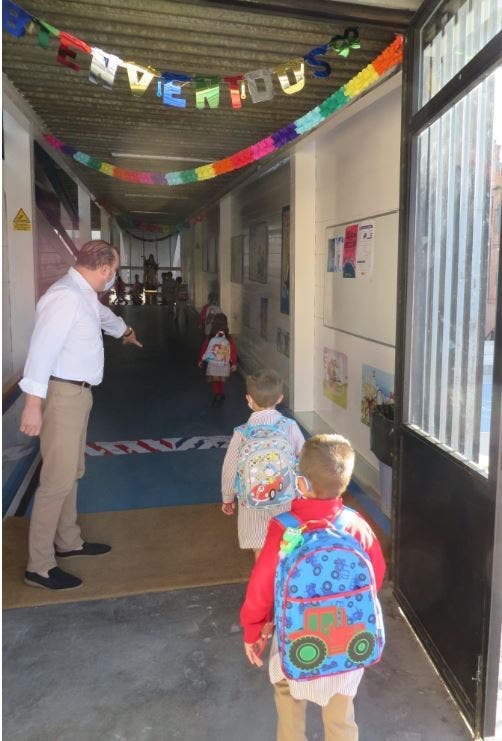 Medina del Campo: El curso de 1º de educación infantil del Colegio San Juan de la Cruz en cuarentena