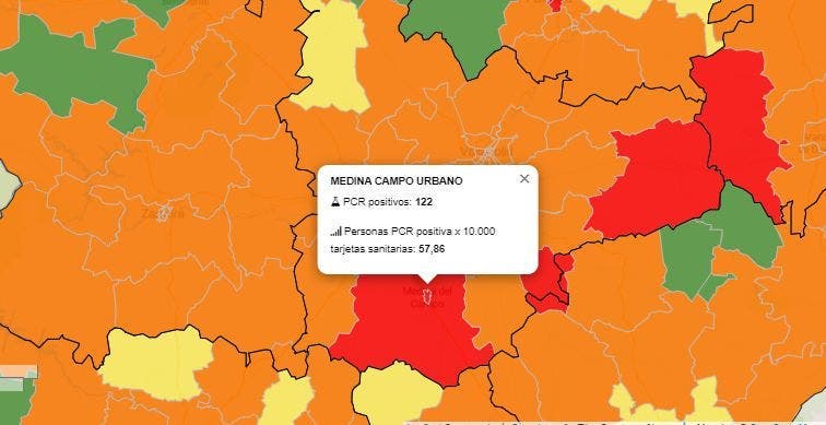 Un Medina Urbano teñido de rojo registra 122 positivos por PCR en la última semana