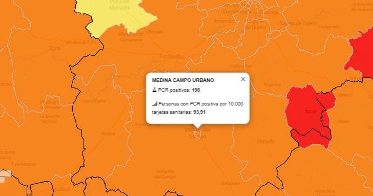 Medina Urbano dispara sus números al sumar 40 nuevos casos activos por COVID-19 en las últimas 24 horas