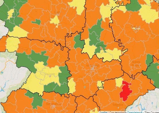 Se reducen los contagios pero se mantiene un elevado número de casos activos por COVID-19 en la provincia de Valladolid