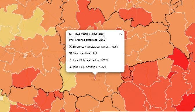 Solo 2 PCR positivas durante los tres primeros días del año en Medina del Campo
