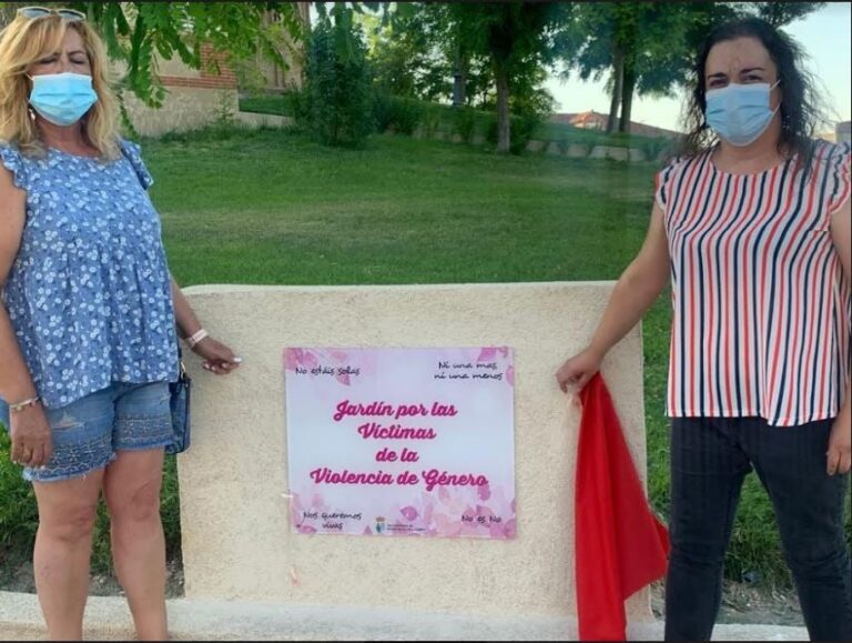 Un jardín en Bobadilla del Campo visualiza a las víctimas de la violencia de género