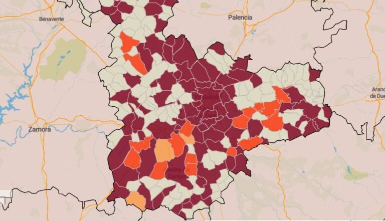 Estos son los 18 pueblos de la Comarca de Medina con mayor nivel de riesgo por COVID-19