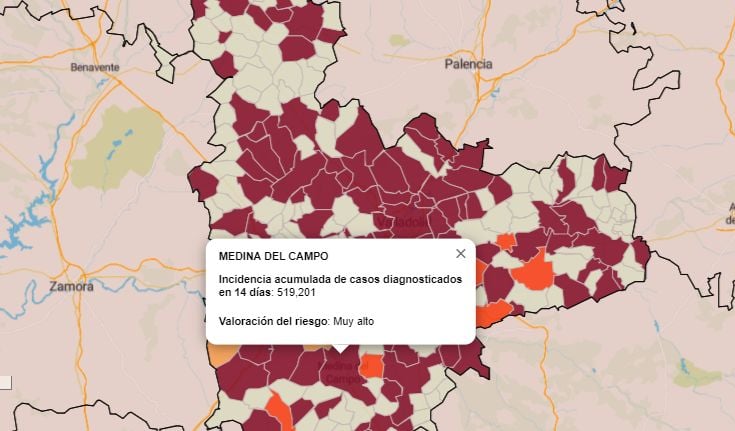 COVID-19: Empeora la situación en Medina del Campo