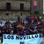 Primera sentada silenciosa Los Novillos del 6 al 10 en Nava del Rey