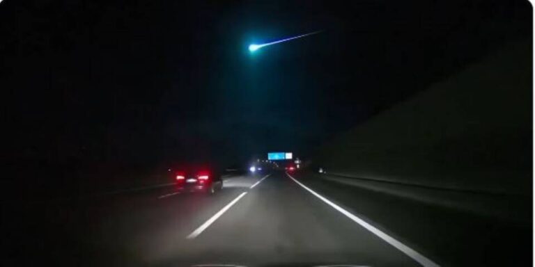 Impresionante meteorito ilumina el cielo de España y Portugal, un espectáculo celeste