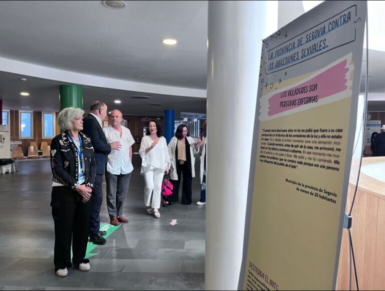 La exposición «Destierra los Mitos de la Violencia Sexual» llega al Hospital General de Segovia