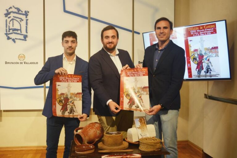 La Diputación de Valladolid presenta el XXIII Mercado Comarcal y la XX Feria Agroalimentaria de Villalón de Campos