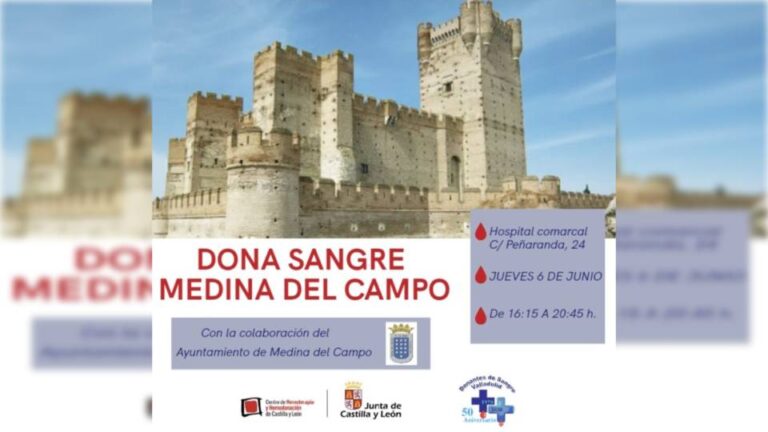 Nueva convocatoria para la donación de sangre este seis de junio en Medina del Campo