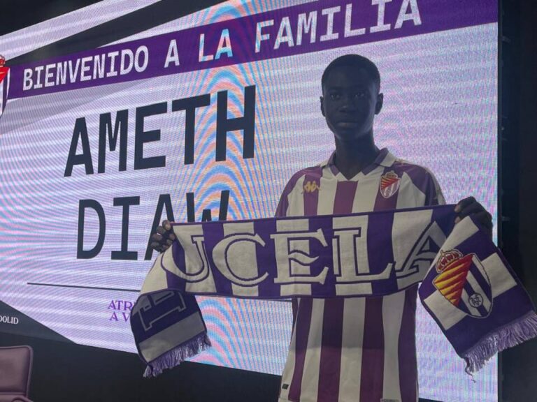 El CD Medinense traspasa a Ameth Diaw al Real Valladolid