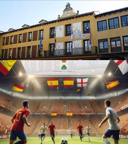 Tordesillas pone una pantalla gigante para ver la final de la Eurocopa