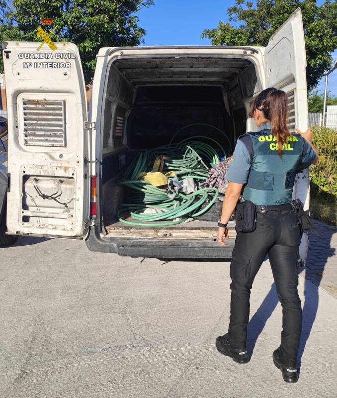 Detenidos dos individuos por presunto robo de cobre en una empresa de Soria